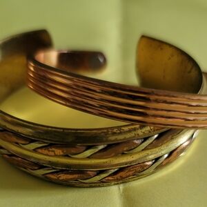 Brass & Copper Cuffs